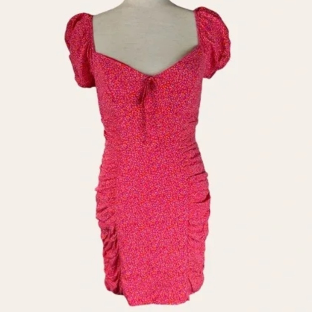 Trixxi dress size Small hot pink floral